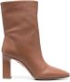 Aquazzura Elegant Bruine Enkellaars 85 Brown Dames - Thumbnail 1