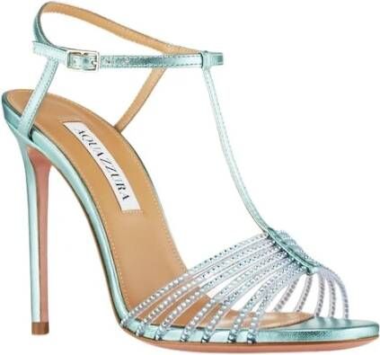 Aquazzura Elegante High Heel Sandalen Blue Dames