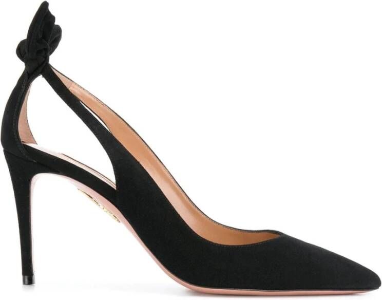 Aquazzura Hoge hakken Bow Tie 85Mm Pumps in zwart