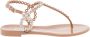 Aquazzura Flat Sandals Pink Dames - Thumbnail 1