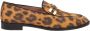 Aquazzura Gespikkelde Suède Loafers met Logogesp Brown Dames - Thumbnail 1