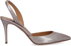 Aquazzura Glitter 90 Glitter Pumps Beige Dames