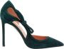 Aquazzura Groene Suède Pumps met Puntneus - Thumbnail 1