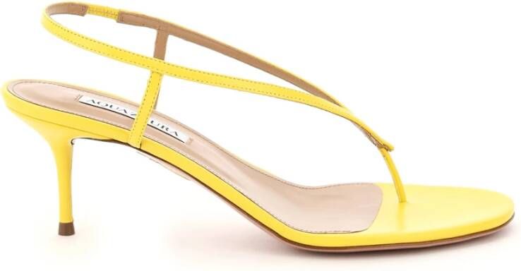 Aquazzura Hoge hak sandalen Yellow Dames
