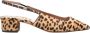 Aquazzura Kameelbruin dierenprint slingback schoenen - Thumbnail 1
