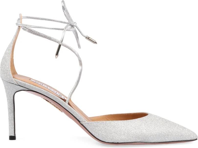Aquazzura Kersen Puntige Pumps met Strik
