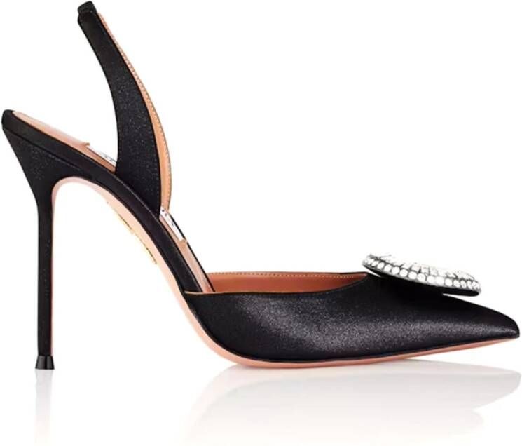 Aquazzura Kristal Hoop Slingback Sandalen