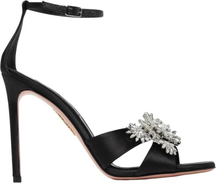 Aquazzura Kristalversierde hoge sandalen