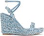 Aquazzura Kristalversierde Sleehak Sandalen met Enkel Sluiting - Thumbnail 1