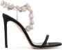 Aquazzura Kristalversierde Zwarte Sandalen Black Dames - Thumbnail 1