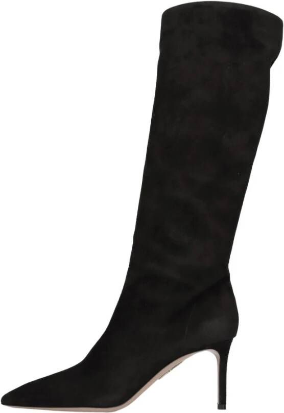Aquazzura Laarzen Zwart