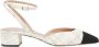 Aquazzura Lage Hak Tweed Pump met Verstelbare Band - Thumbnail 1