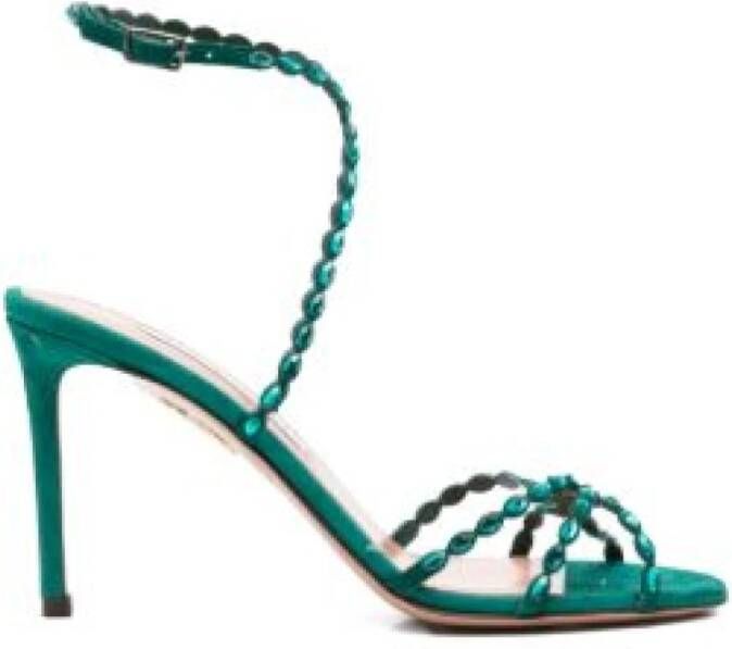 Aquazzura Liefde Struck Versierde Stiletto Sandalen