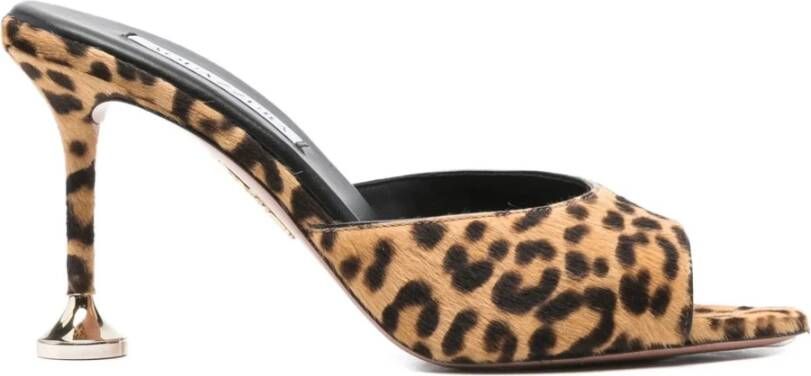 Aquazzura Luipaardprint Stiletto Muiltjes