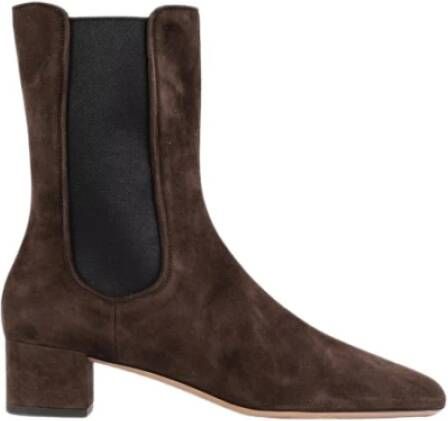 Aquazzura Lyon Suède Chelsea Boots