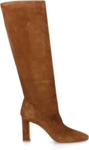 Aquazzura Manzoni 85 Suède Laarzen Bruin Dames