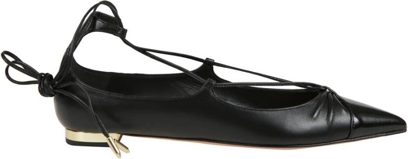 Aquazzura Platte schoenen met gekruiste enkelbandjes