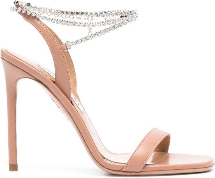 Aquazzura Poederroze Whisper Sandaal Pink Dames