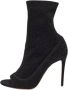 Aquazzura Pre-owned Fabric boots Black Dames - Thumbnail 1