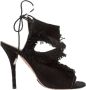 Aquazzura Pre-owned Fabric sandals Black Dames - Thumbnail 1