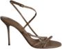 Aquazzura Pre-owned Leather heels Beige Dames - Thumbnail 1