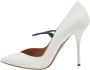 Aquazzura Pre-owned Leather heels White Dames - Thumbnail 1