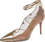 Aquazzura Pre-owned Leather heels Yellow Dames - Thumbnail 1