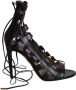 Aquazzura Pre-owned Leather sandals Black Dames - Thumbnail 1