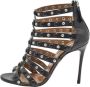Aquazzura Pre-owned Leather sandals Black Dames - Thumbnail 1