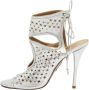 Aquazzura Pre-owned Leather sandals Gray Dames - Thumbnail 1