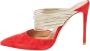 Aquazzura Pre-owned Leather sandals Red Dames - Thumbnail 1