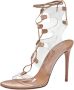 Aquazzura Pre-owned Plastic sandals Beige Dames - Thumbnail 1