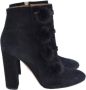 Aquazzura Pre-owned Suede boots Black Dames - Thumbnail 1