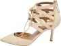 Aquazzura Pre-owned Suede heels Beige Dames - Thumbnail 1