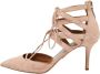 Aquazzura Pre-owned Suede heels Pink Dames - Thumbnail 1