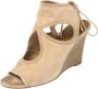 Aquazzura Pre-owned Suede sandals Beige Dames - Thumbnail 1