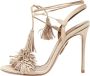 Aquazzura Pre-owned Suede sandals Beige Dames - Thumbnail 1