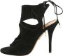 Aquazzura Pre-owned Suede sandals Black Dames - Thumbnail 1