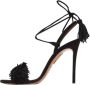 Aquazzura Pre-owned Suede sandals Black Dames - Thumbnail 1