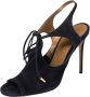 Aquazzura Pre-owned Suede sandals Blue Dames - Thumbnail 1