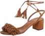 Aquazzura Pre-owned Suede sandals Brown Dames - Thumbnail 1