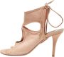 Aquazzura Pre-owned Suede sandals Pink Dames - Thumbnail 1