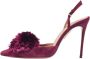 Aquazzura Pre-owned Suede sandals Purple Dames - Thumbnail 1