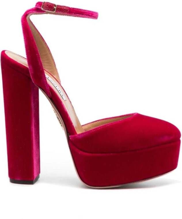 Aquazzura Lichtgewicht Natuurlijke Roze Sneakers Red Dames
