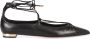 Aquazzura Puntige balletflats met goudkleurige hak Black Dames - Thumbnail 5