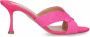 Aquazzura Sandalen Rope Mule 75 Bast Roze Dames - Thumbnail 1