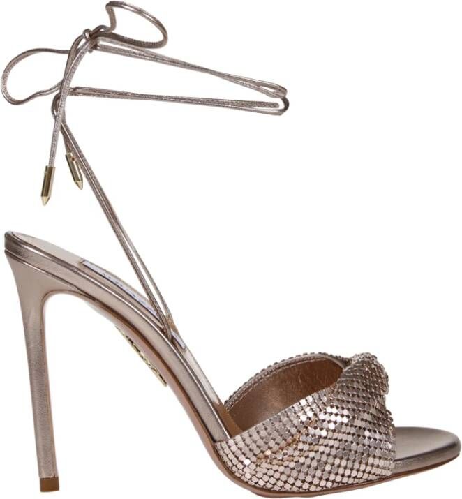 Aquazzura Twist Sandal Beige Dames