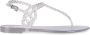 Aquazzura Studded Thong Platte Sandalen - Thumbnail 1