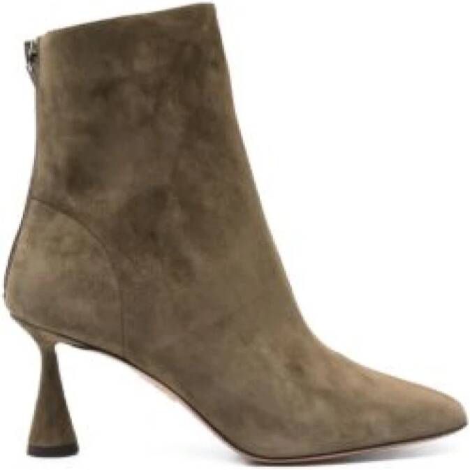 Aquazzura Suede Amore enkellaarzen