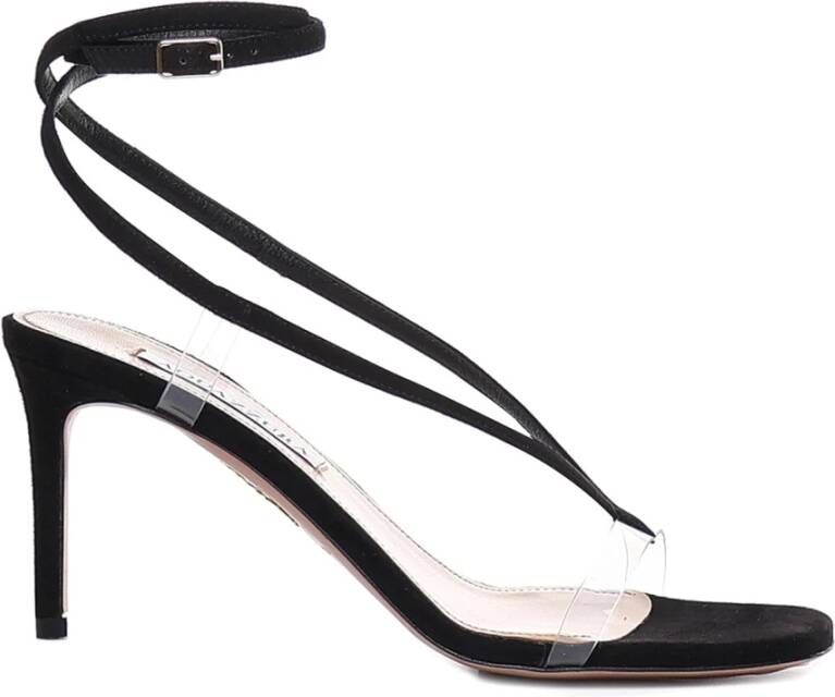 Aquazzura Suede Illusion Slingback Pumps